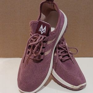 Foreign Exchange Mauve Lace-Up Sneakers